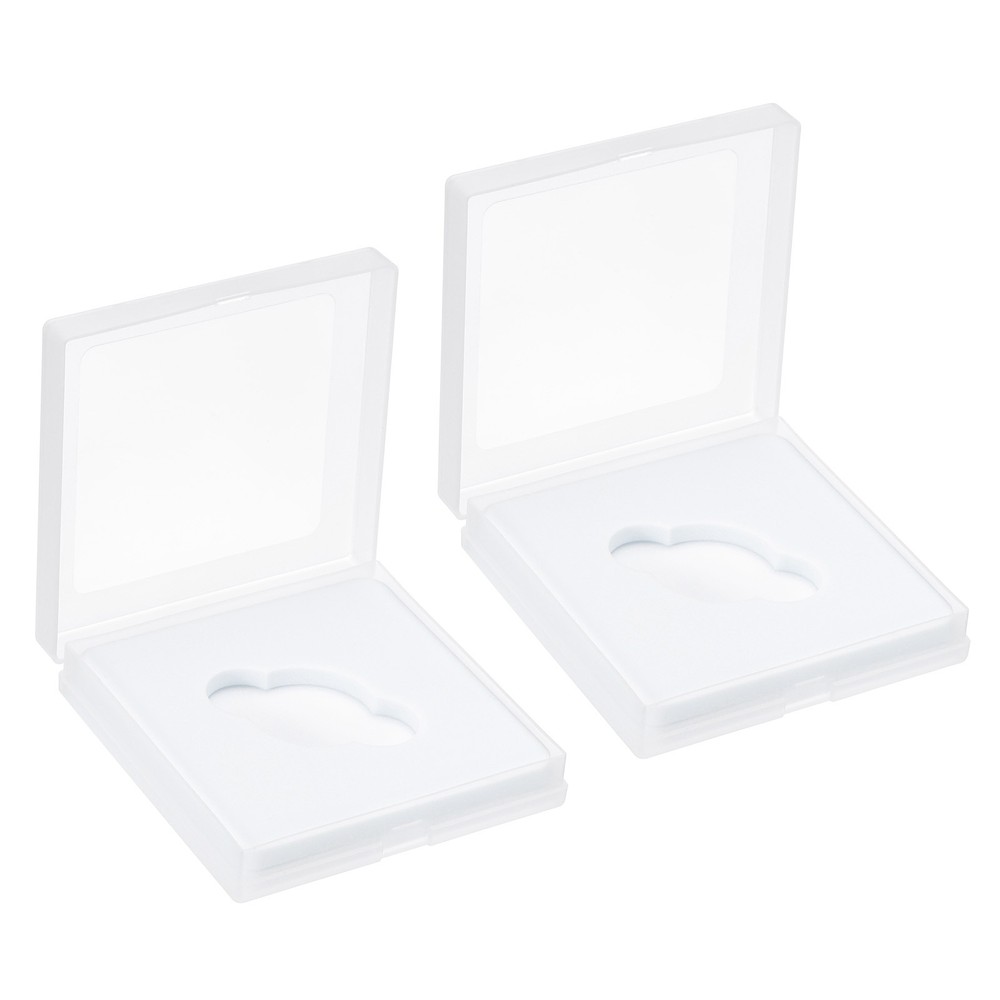 30.5mm Lens Filter Case,2pcs Camera Filter Case Portable Lens Filter Box Plastic