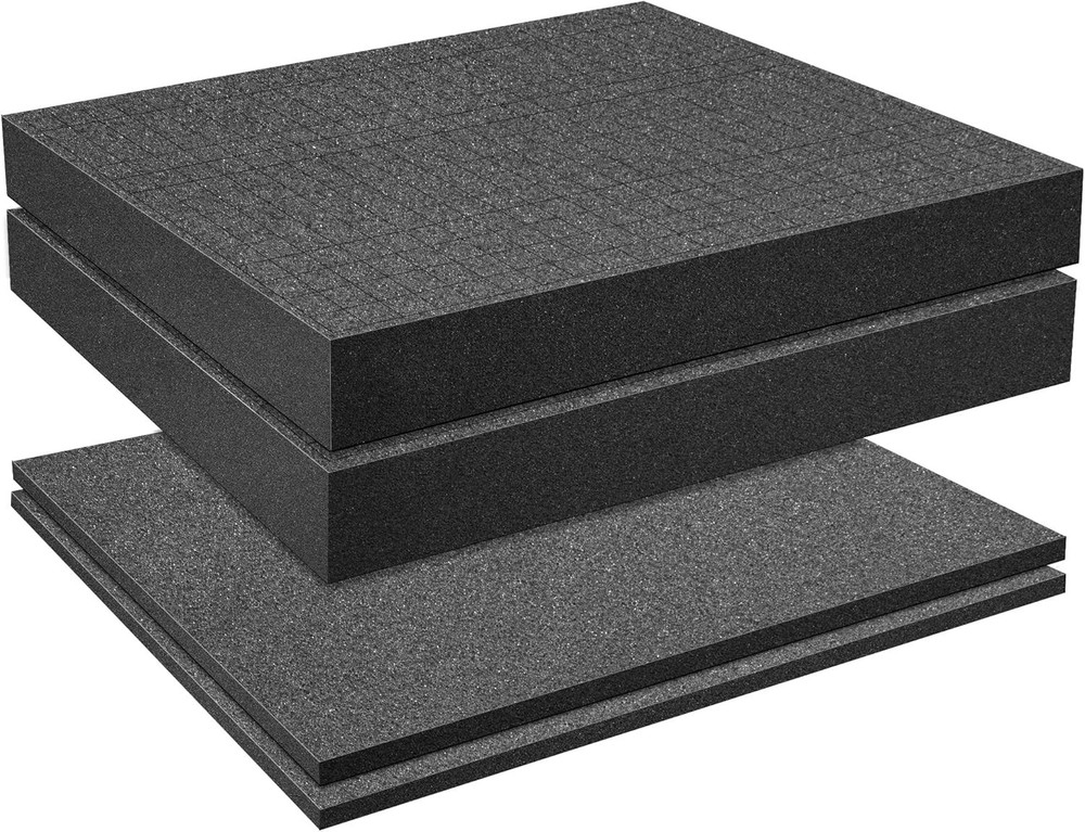 4 PCS Pick and Pluck Foam Inserts - Customizable Storage Solution for Crafts
