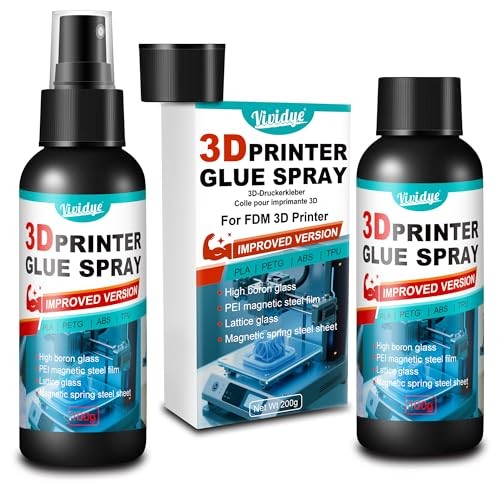 3D Printer Adhesive Glue - 200ml/7oz Strong 3D Print Glue, Effectively Reduces
