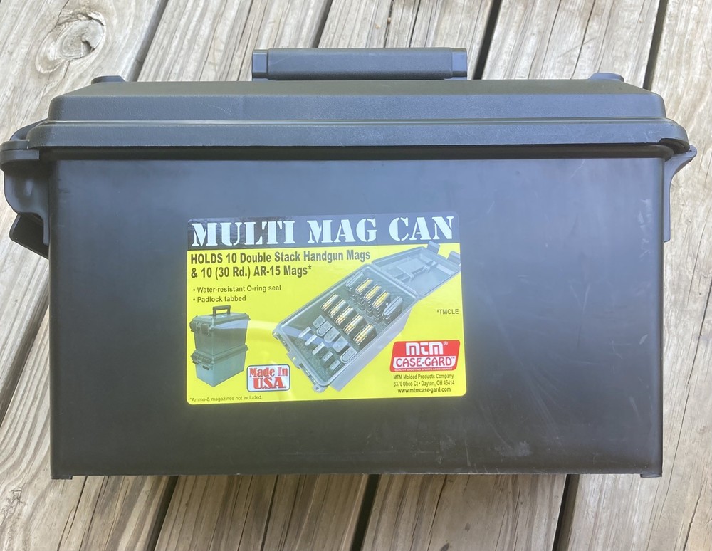 MTM Multi-Mag Black Can #TMCLE 10 Double Stack  & 10(30rd) magazine
