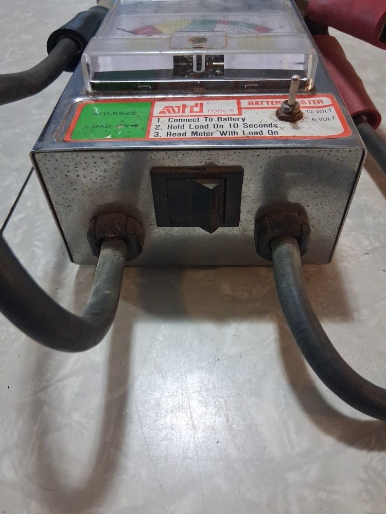 MTD Tools Battery Tester 6volt/12volt ATD-5525 Tested And Works