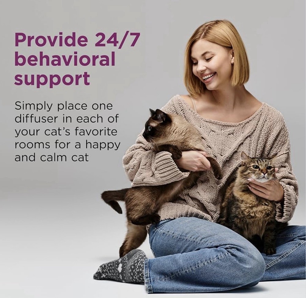 Comfort Zone Multi Cat Calming Diffuser Kit 3 Diffusers 6 Refills Pheromone