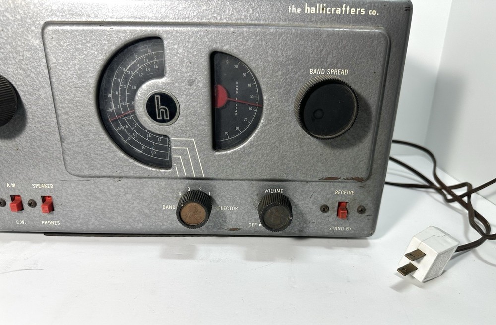 Hallicrafters Shortwave Radio Model S-38C Tested Working!