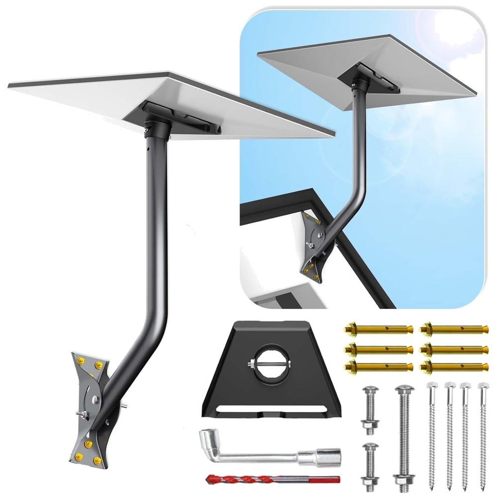 Space-Efficient Starlink Gen 3 Mount - Adjustable Kit for Optimal Performance