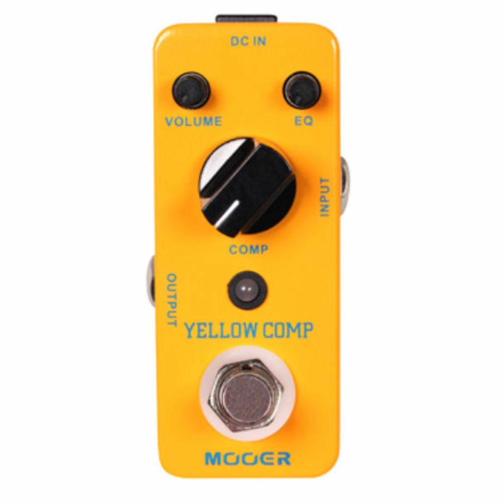 Mooer Yellow Comp Optical Compressor Micro Guitar Effect Pedal New!