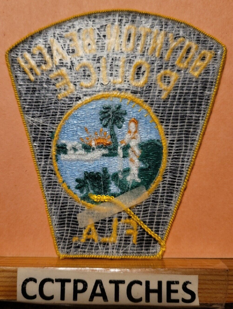 BOYNTON BEACH, FLORIDA POLICE SHOULDER PATCH FL