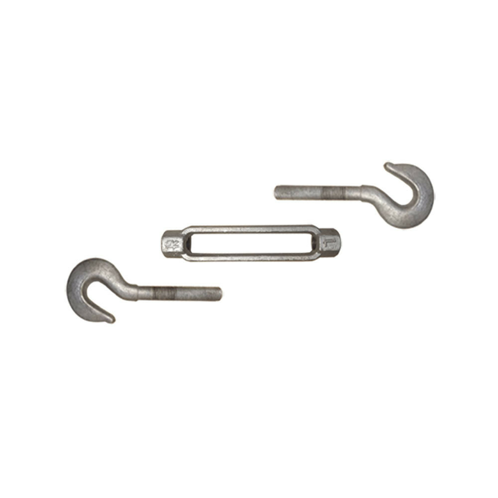 3/4'' x 12'' Turnbuckle HOOK HOOK Pulley Galvanized Drop Forge Turnbuckle