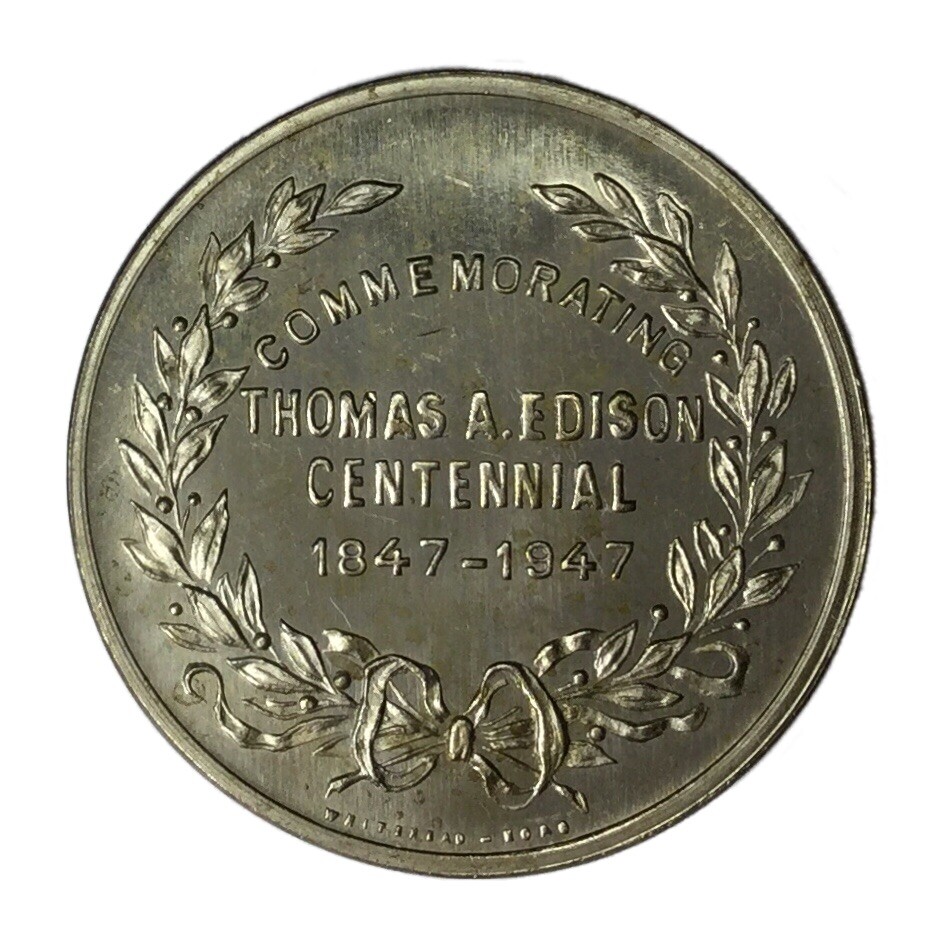 1947 Thomas Edison Centennial So Called Dollar BU #