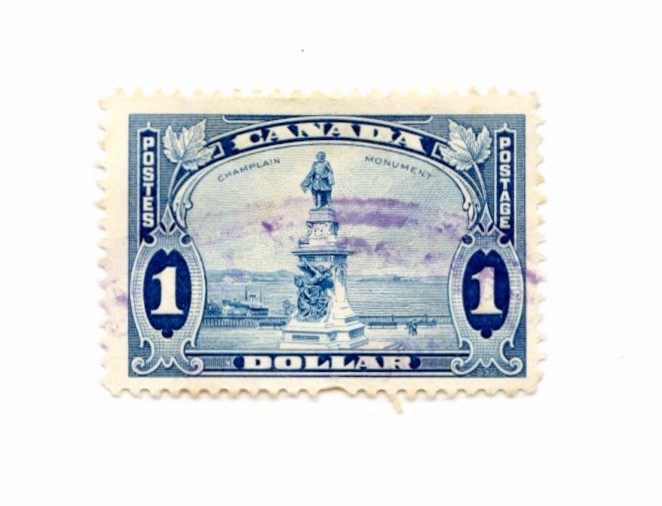Canada KGV Scroll Issue High Values Used 10¢–$1 Mountie $1 Champlain