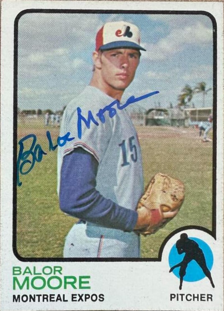 Balor Moore Autographed 1973 Topps #211