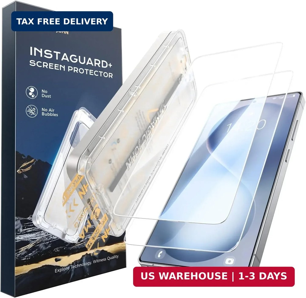 MAGIC JOHN 2PACK 3rd Gen for Samsung Galaxy S26 Ultra Screen Protector, One-Pull