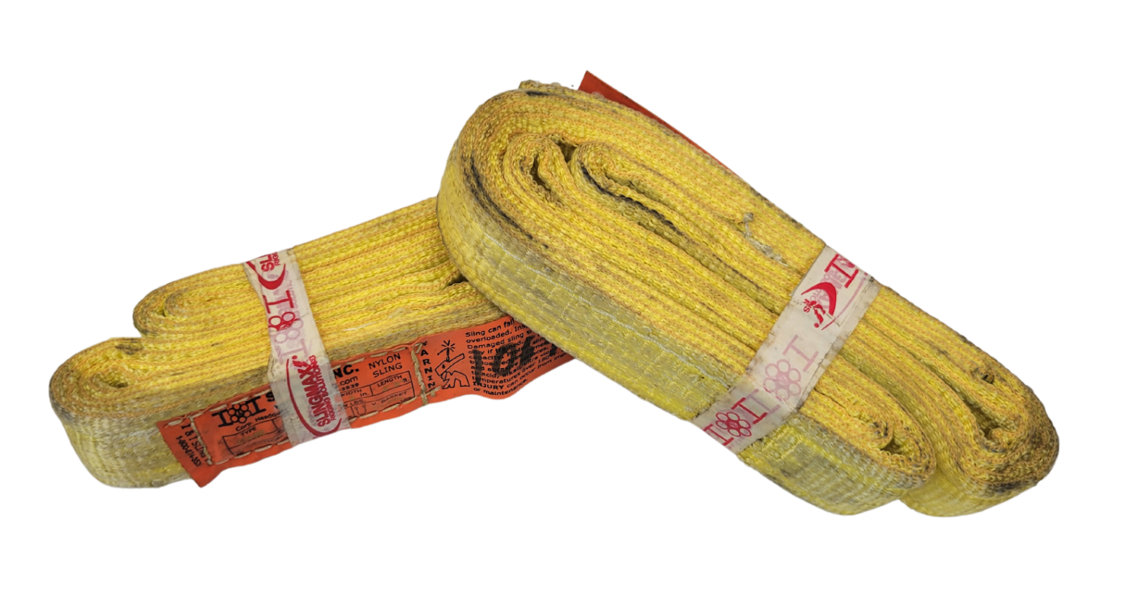 2" x 8 ft Web Nylon Eye and Eye Sling Double Ply / Tow Strap *mocinc.1982*