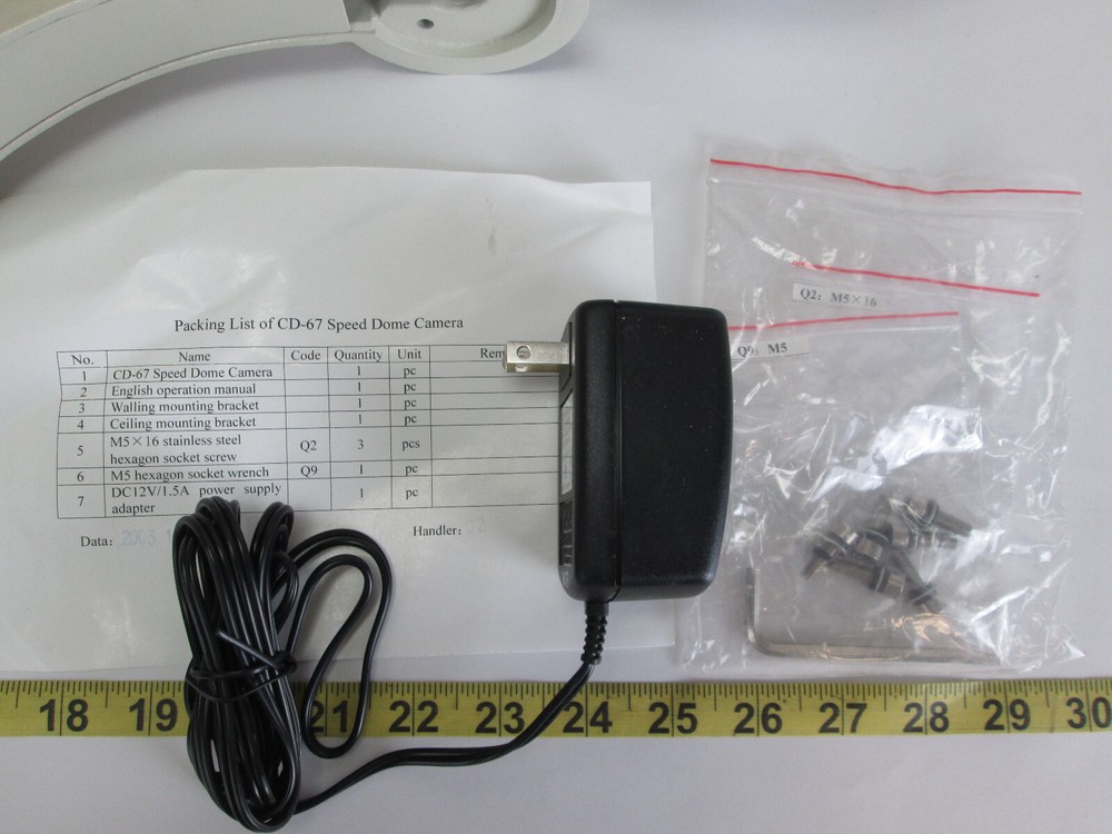 New NOS EMC LVD Speed Dome Security Camera Model CD67