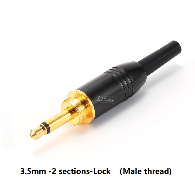 Sony Plug Connector Compatible Replacement 3.5mm Stereo Screw Locking Jack Plug