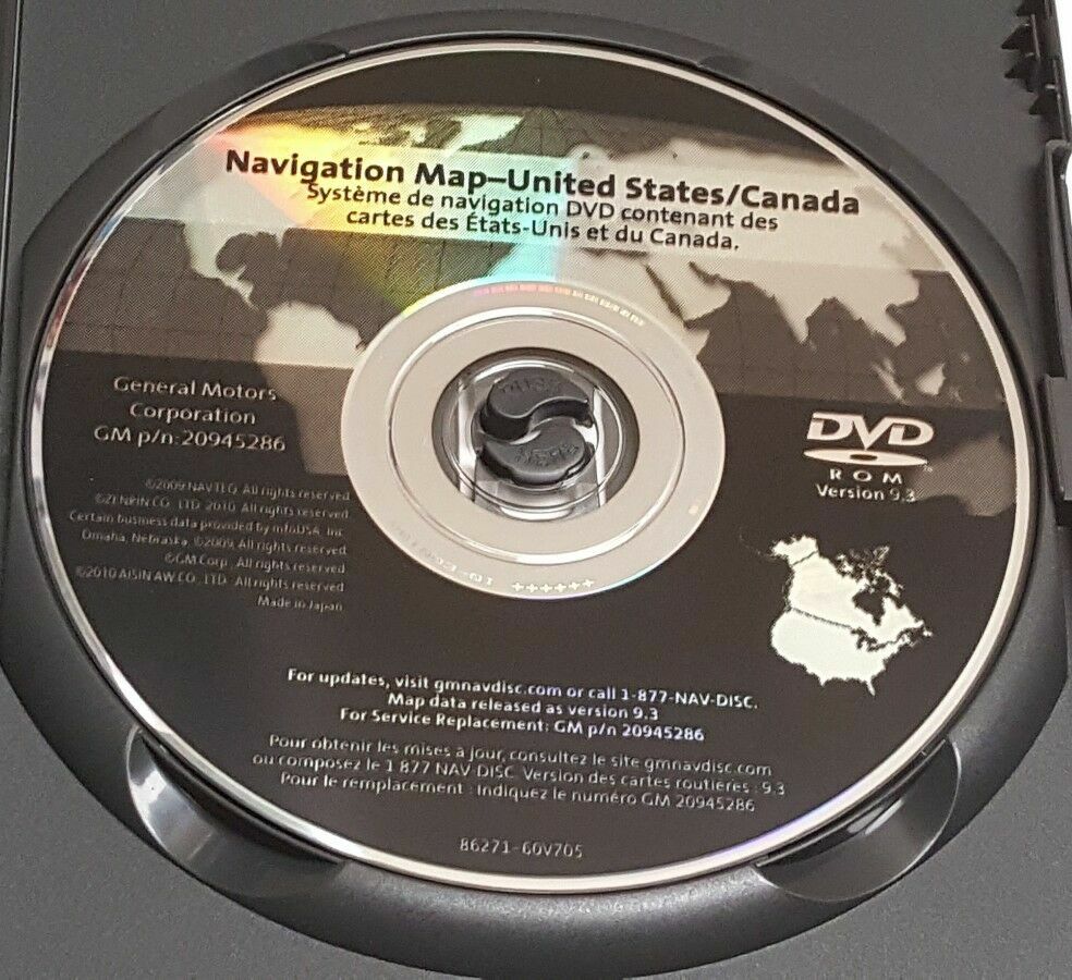 GPS NORTH AMERICA DISC MAP UPDATE Ver 9.3
