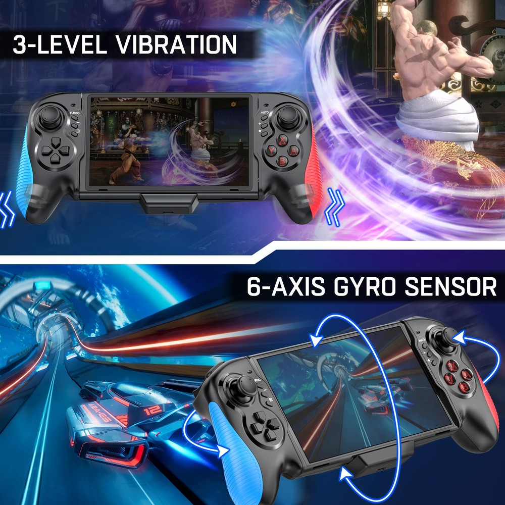 Dual Vibration Handheld Controller Grip Gamepad For Nintendo Switch Joy-Con Game