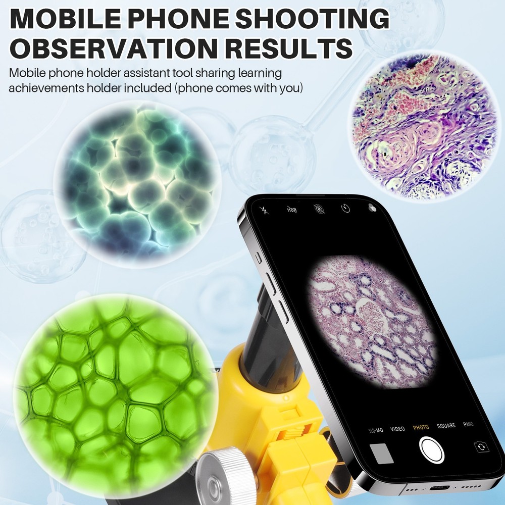 Kids Desktop Scientific Microscope Set Science Kits Science Microscope Toy