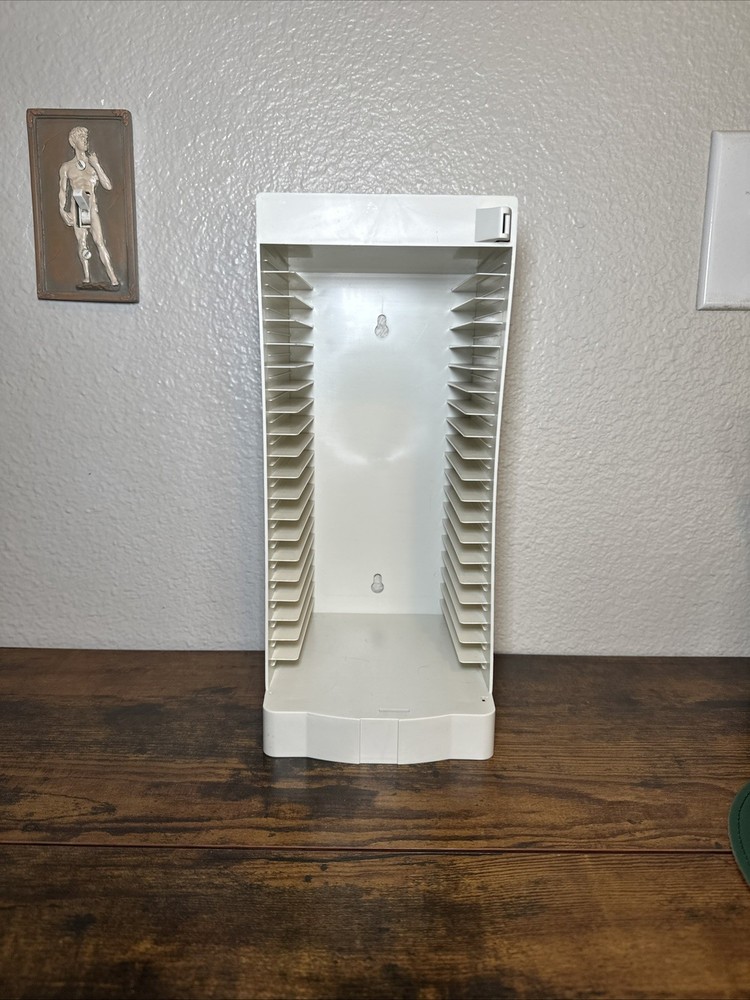 Vintage 20 CD Storage Tower Beige Fellows