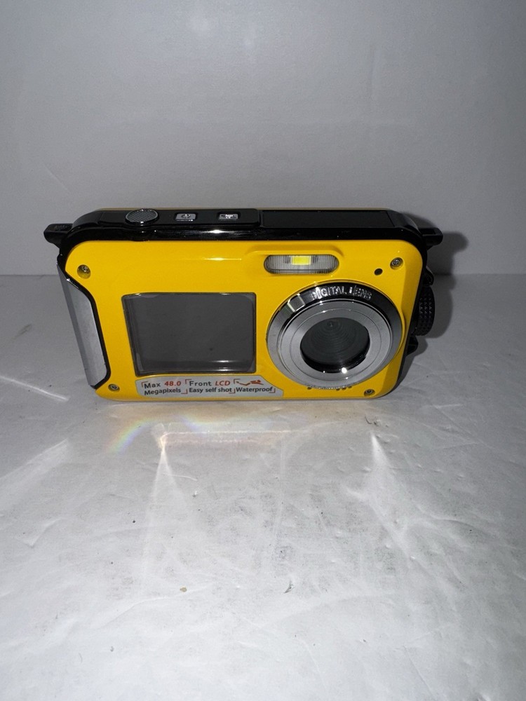 Underwater Camera FHD 2.7K 48 MP Waterproof Digital Camera  Untested