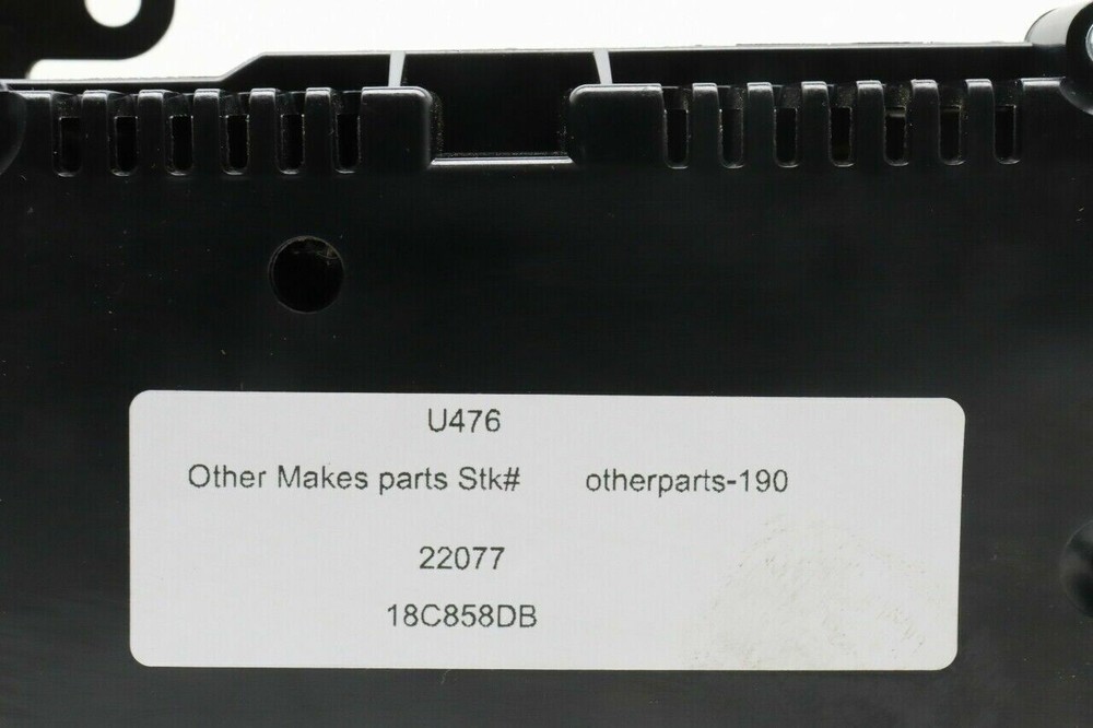 2018 Jaguar F-Type Climate Temperature Control Panel OEM