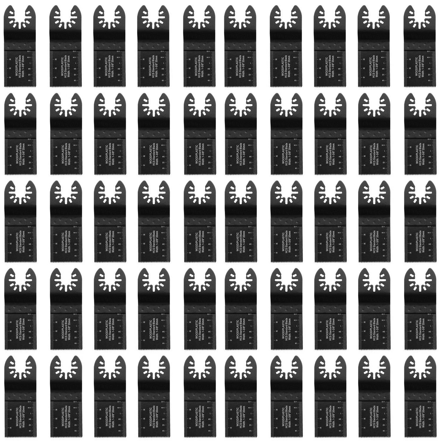 50Pcs Oscillating Multi Tool saw blades Wood Metal Cut Cutter For Dewalt Fein