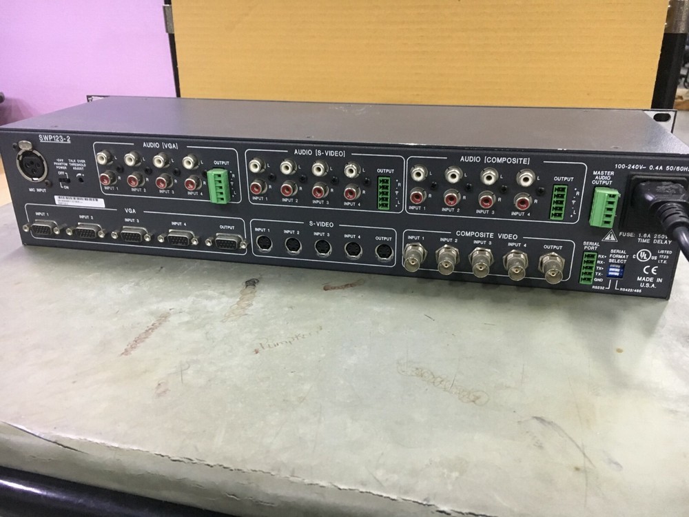 Extron Swp123 Presentation Switcher
