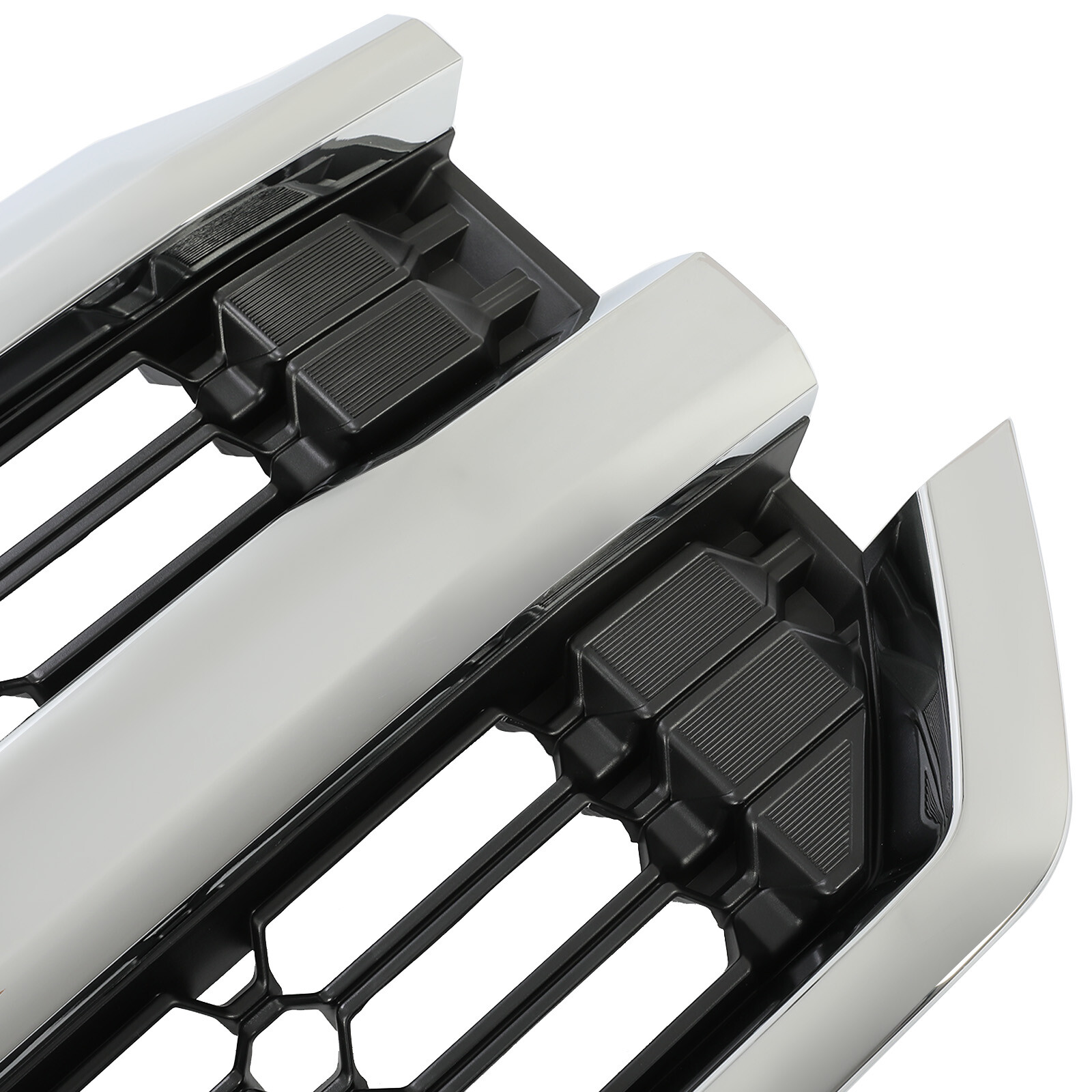 For 2016-2018 2017 Chevrolet Silverado 1500 Front Upper Grille Chrome Grill