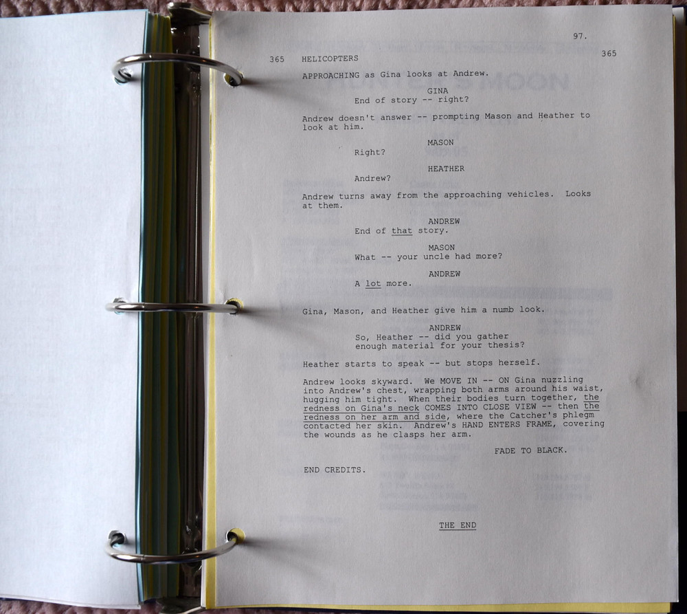 2005 Hunter's Moon Original Script + Crew List + Contact List