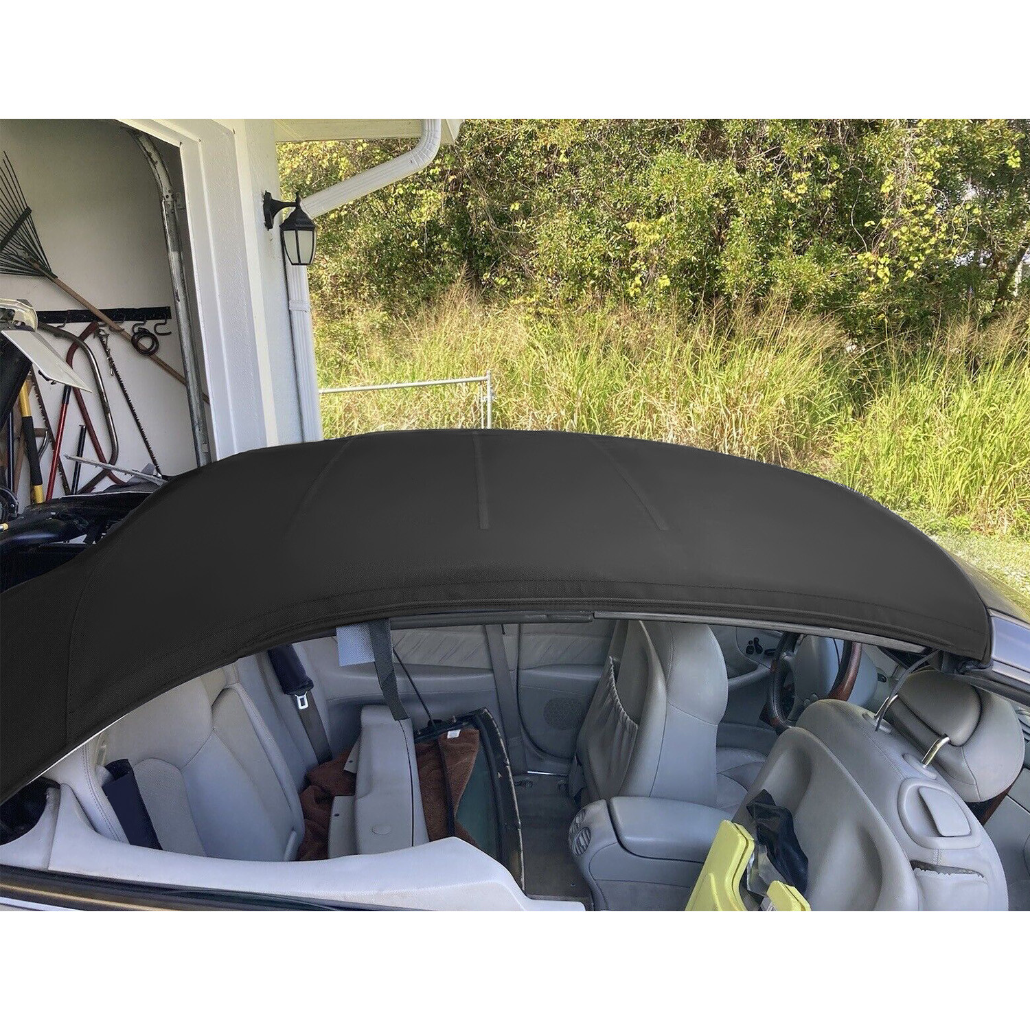 For Mercedes-Benz CLK320 CLK350 2004-2009 Convertible Soft Top Replacement Black