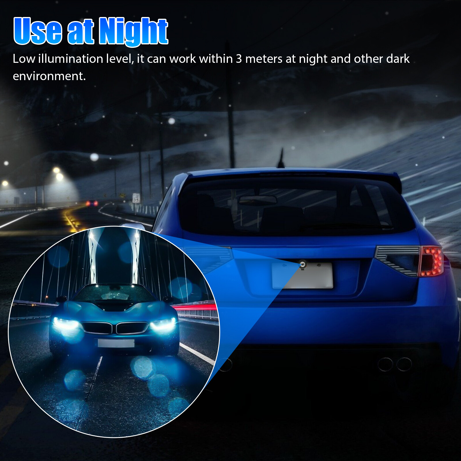 170° HD Car Rear View Camera Night Vision Backup Reverse Parking Cam Waterproof