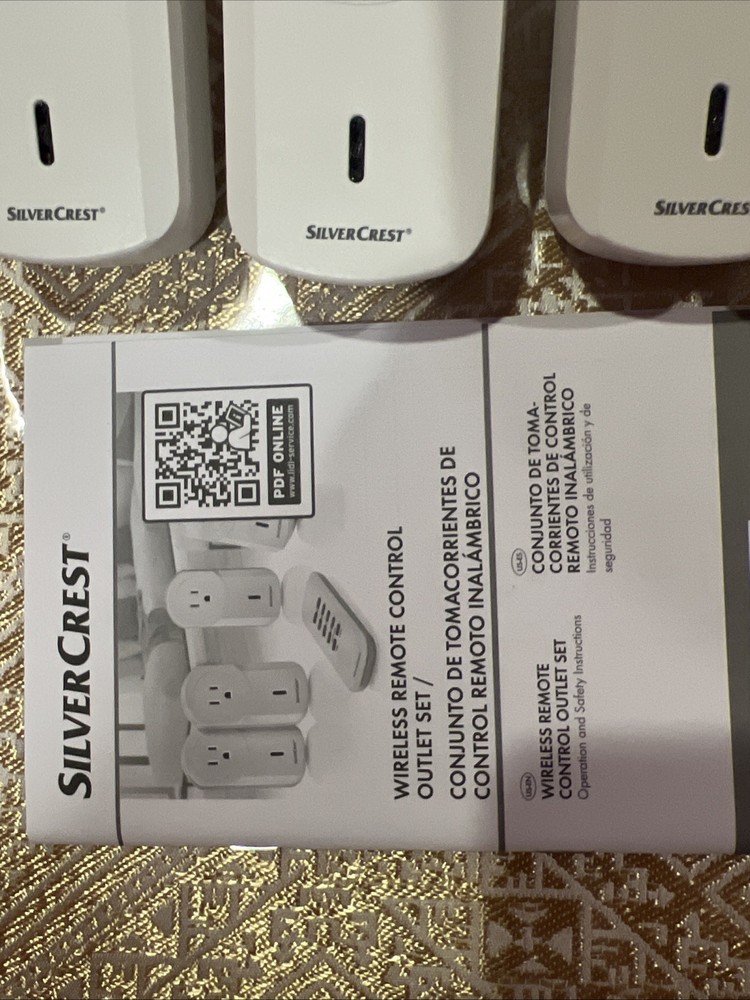 SilverCrest Indoor Wireless Socket Set - Up To 40m Range / 5 Piece Set