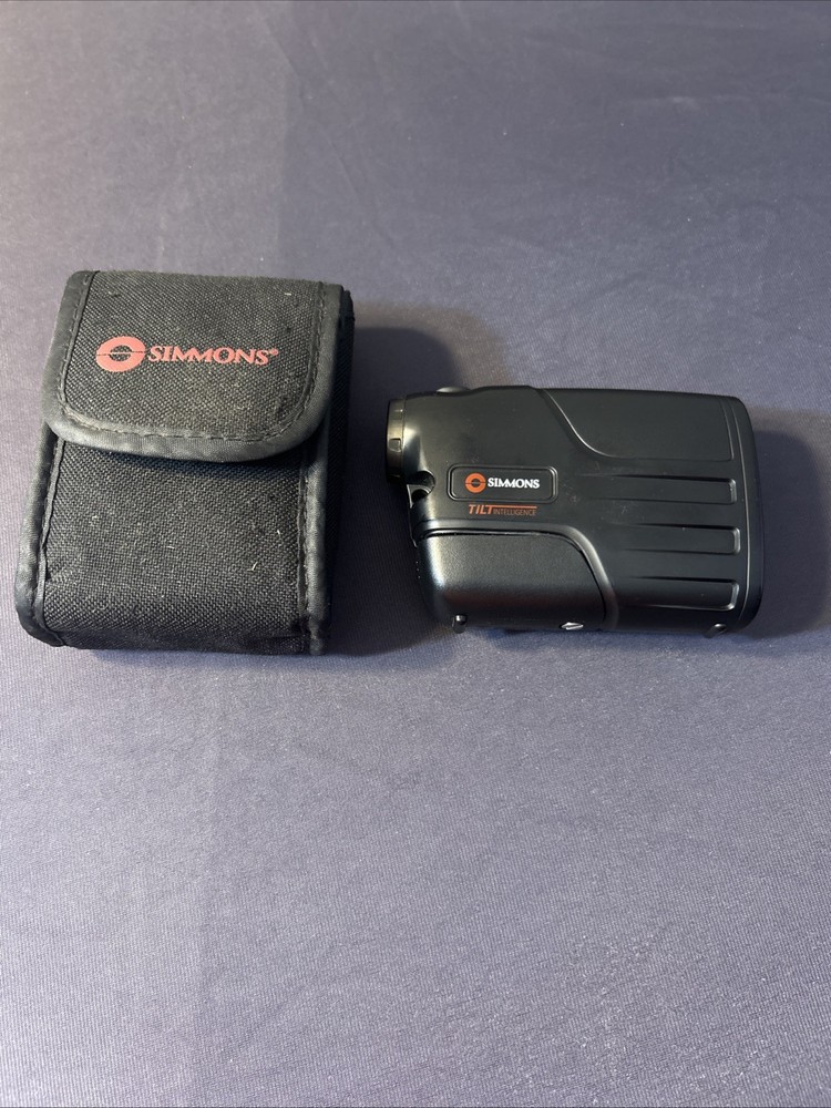 Simmons Tilt Intelligence Golf Laser Rangefinder W/ Case - 9 Volt Battery