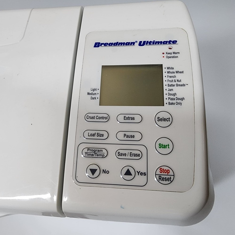 Breadman Ultimate Automatic Bread Maker Model TR2200C Home Baking Machine WORKS