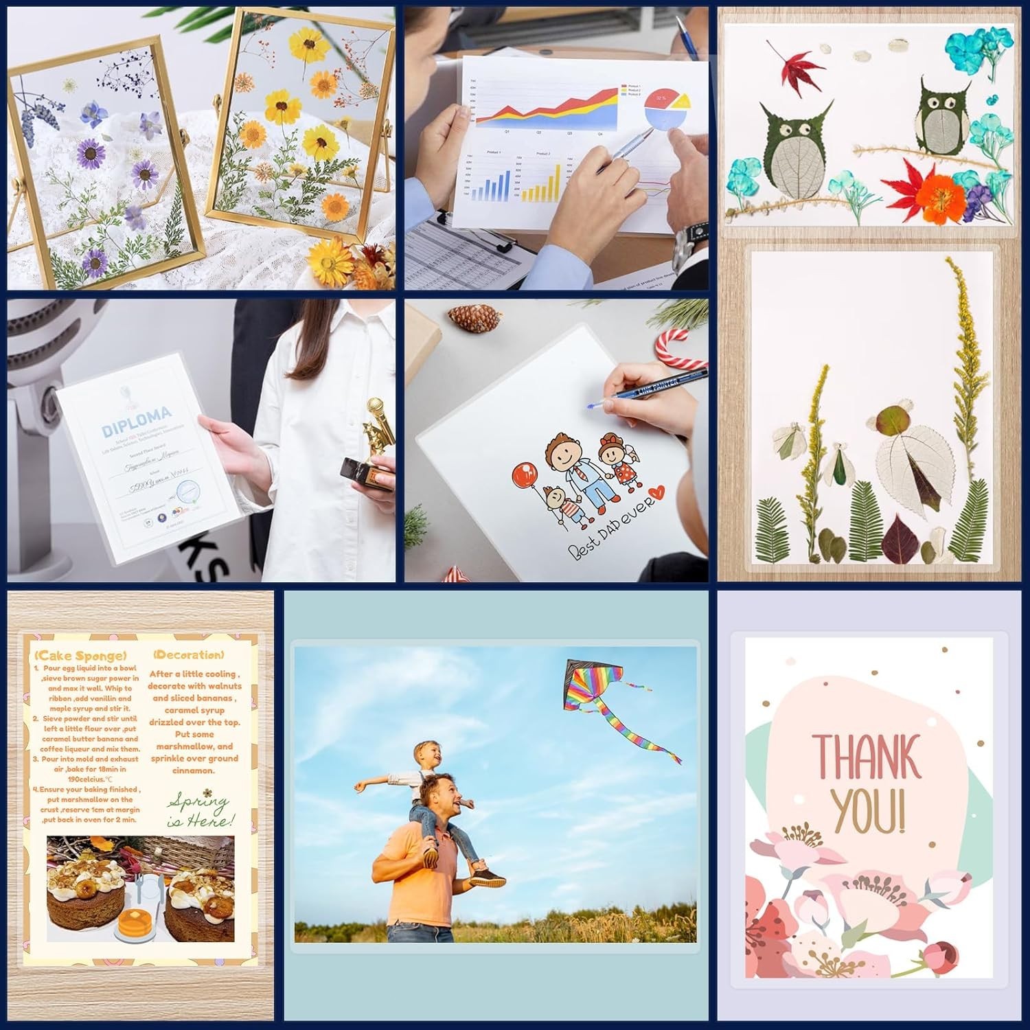 100 Pack Clear Thermal Hot Laminating Pouches Sheets 9"x11.5" Letter Size 3 mil