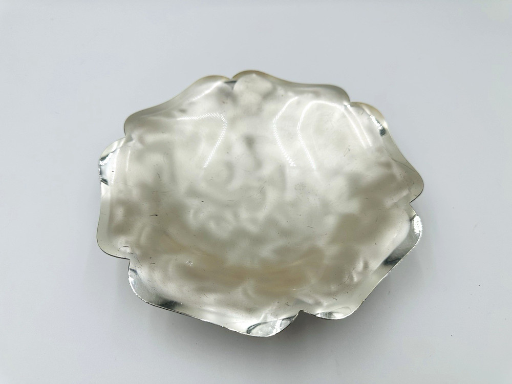 Vintage WMF-IKORA Silver Plate Tarnish Resistant Footed Trinket Dish Germany