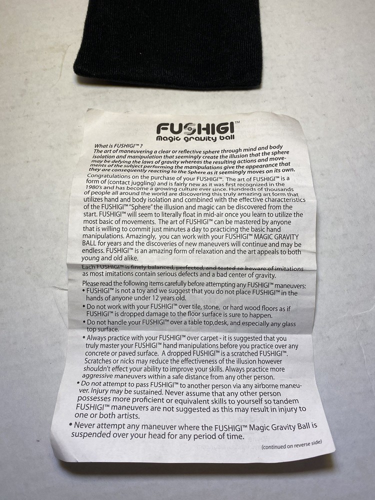 Fushigi Magic Gravity Ball & DVD