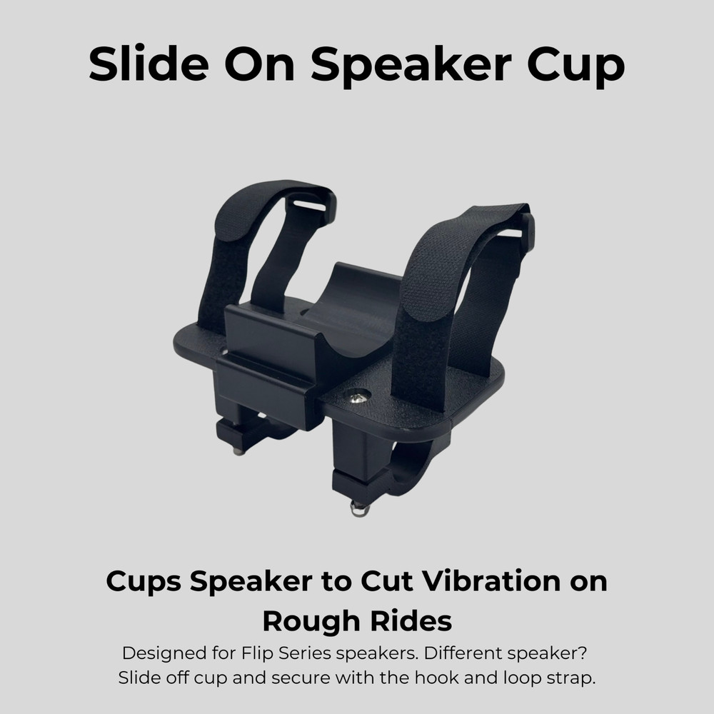 Handlebar Speaker Mount for Light Bee X Flip Series Hook and Loop Strap