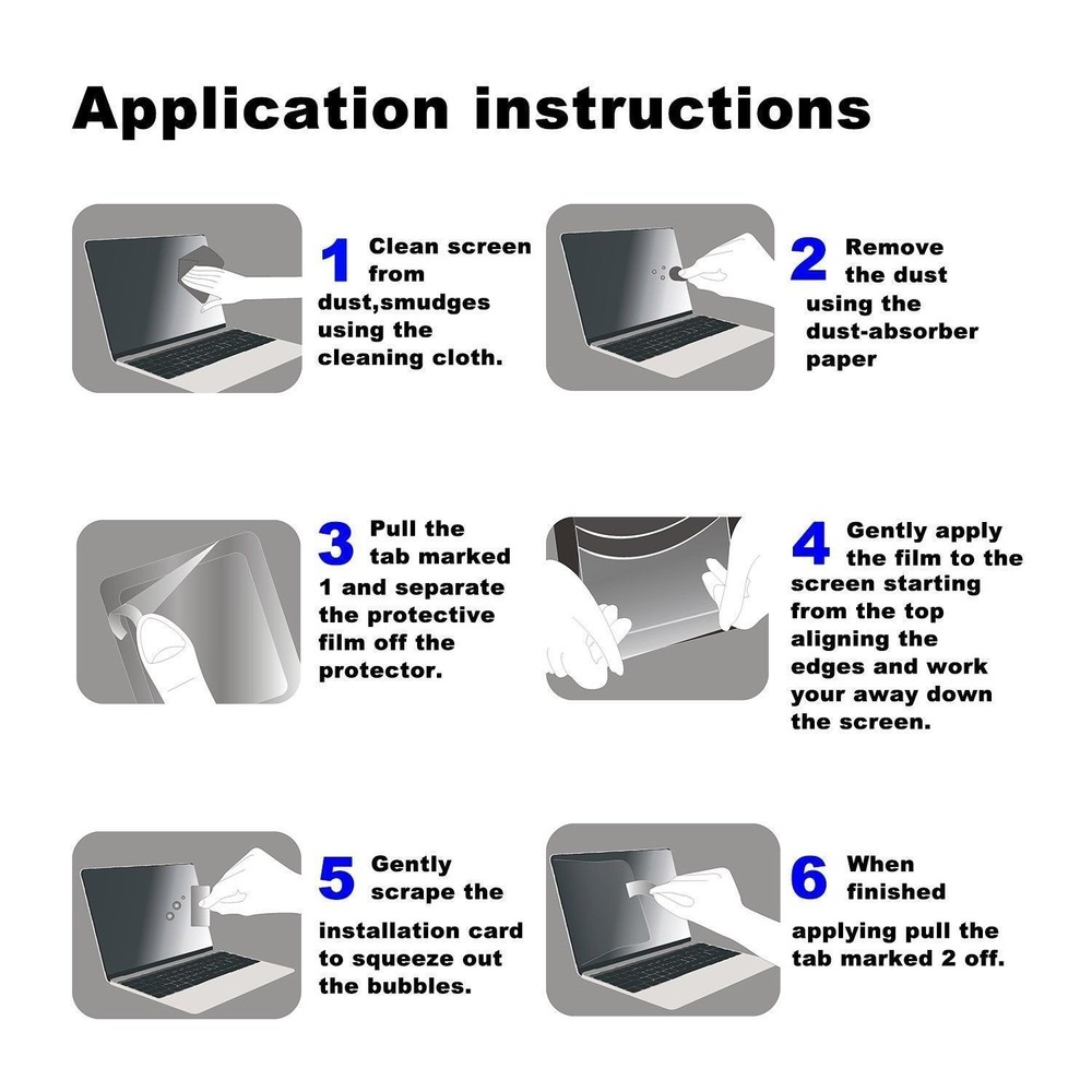 Anti glare Screen + Keyboard Protector For GPD Pocket3