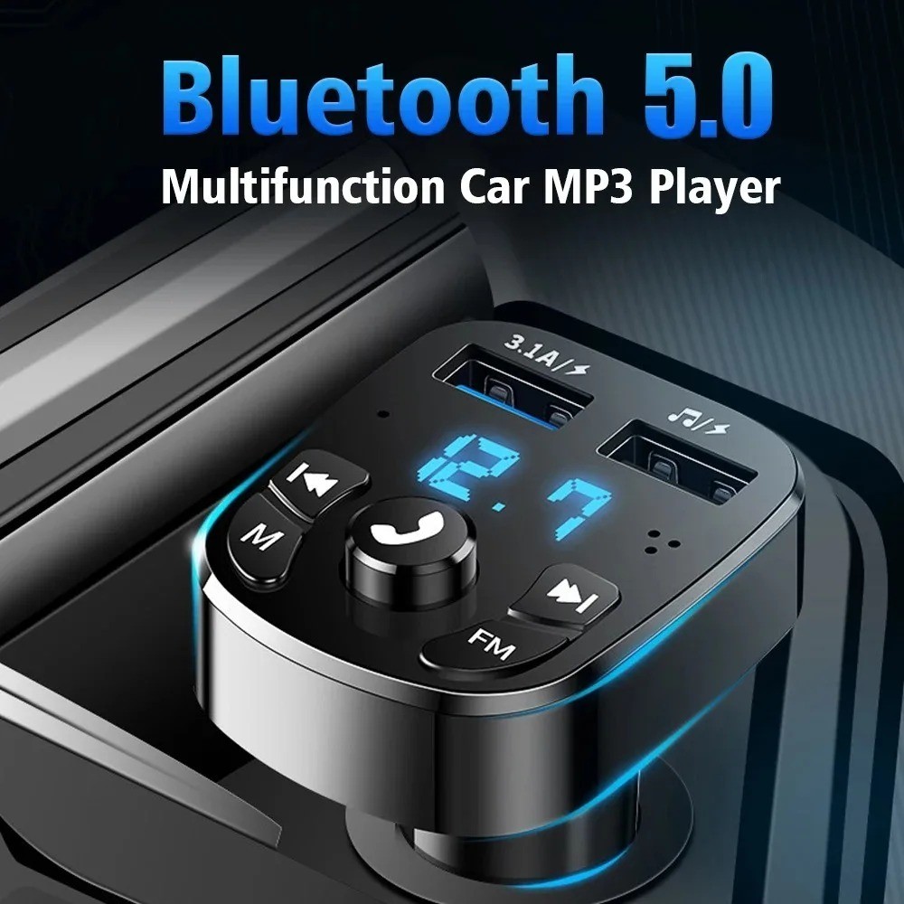 In Car Bluetooth FM Transmitter Radio MP3 Wireless Adapter Car Kit USB Charger