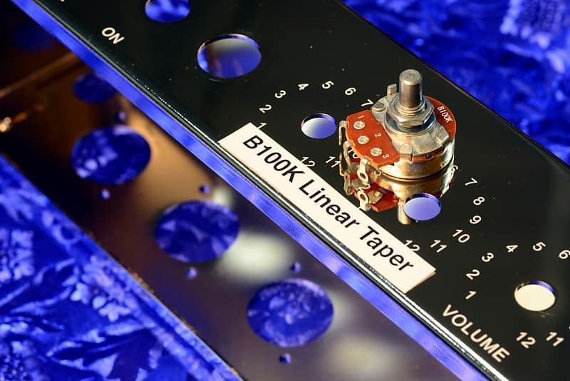 100K Solid Shaft Linear Taper Potentiometer For Amps, Effects, Radios #B100K