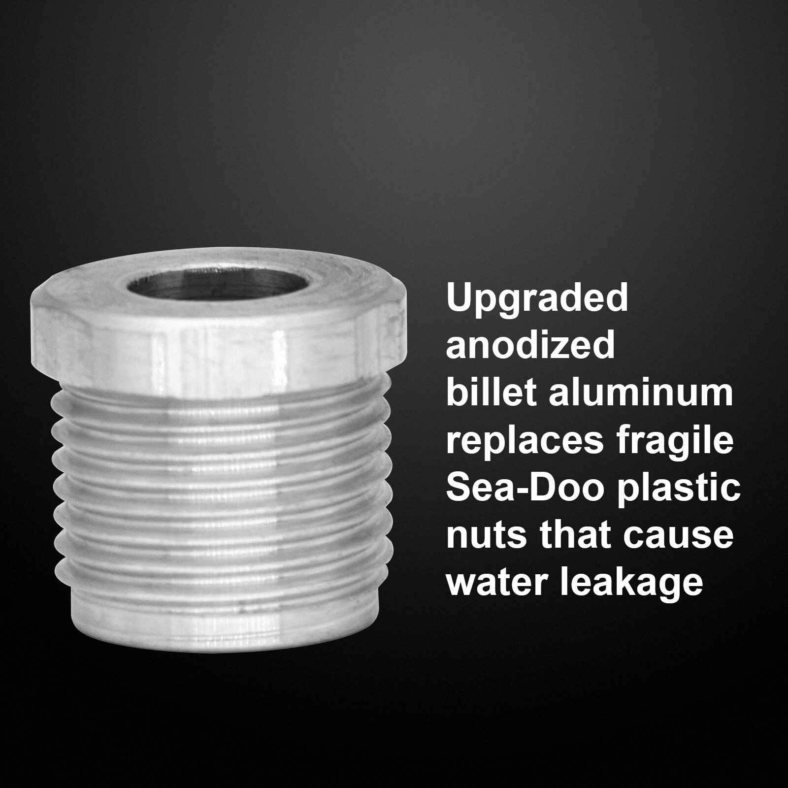 2x For SeaDoo Steering Reverse Aluminum Cable Lock Nut Kit 277001729 277000055