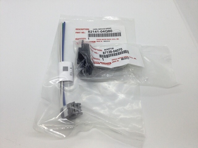Genuine OEM Tacoma 2005-2017 Blower Motor Resistor & Pigtail Connector 87138-040