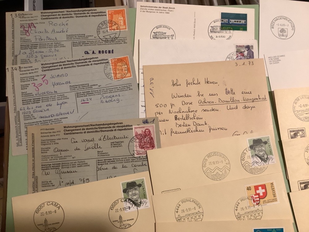Switzerland postal postcards 27 items Ref A2217