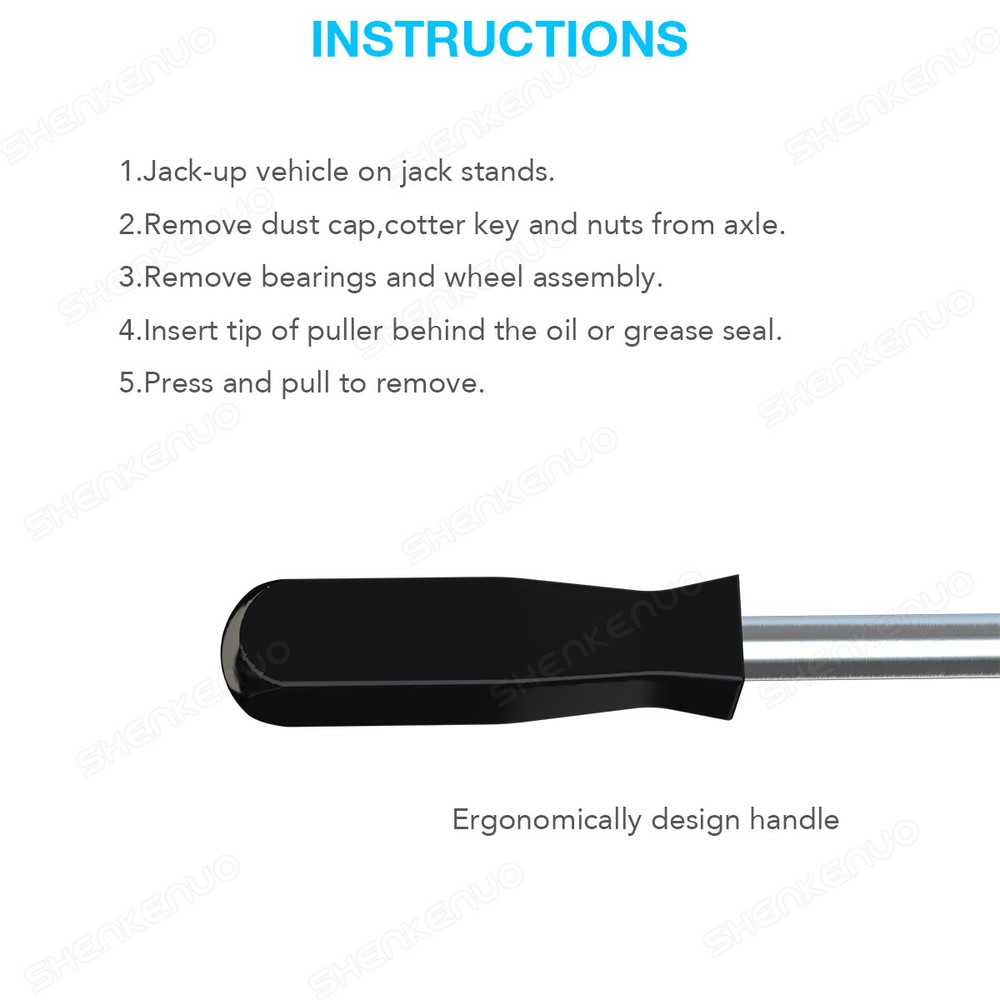 1pc Professional Seal Puller Remover Tool Two Size Tips Auto Motorycle UTV ATV