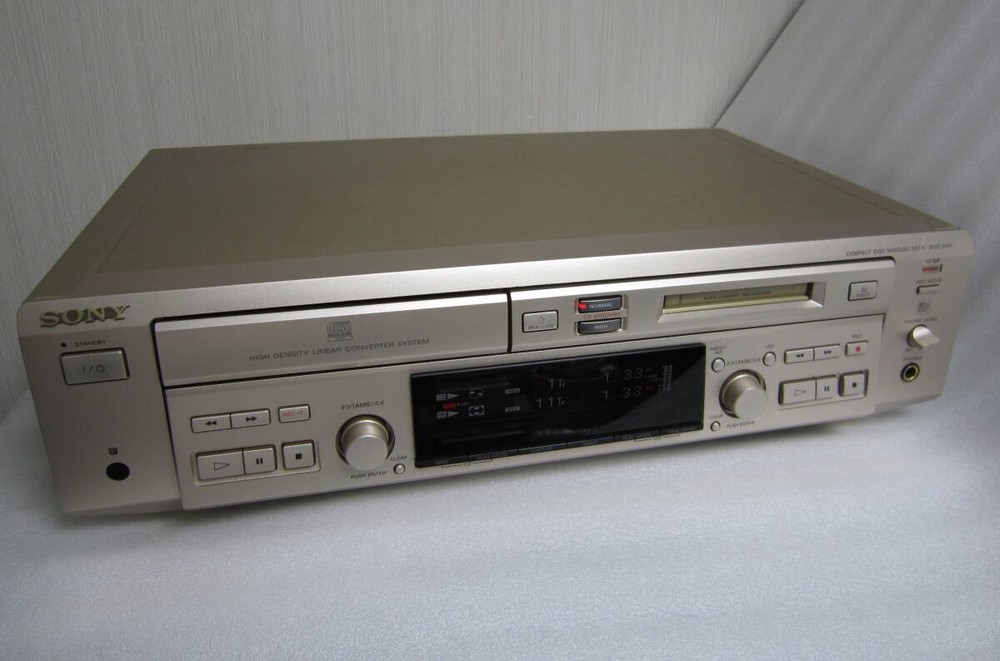 SONY MXD-D40 CD/MD Deck Main Unit Only MDLP PC Link MD Recorder