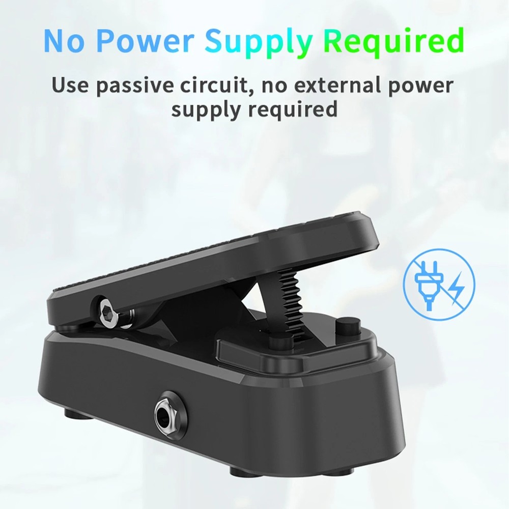 Volume Expression Guitar Effect Pedal 2-in-1 Dual Control Silent Buffer OFKA