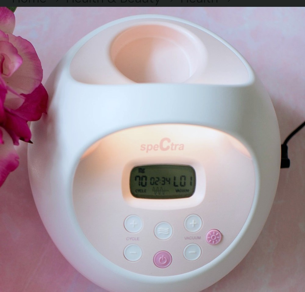 Spectra S2PLUS Premier Double Electric Breast Pump Digital Timer Nightlight Kit