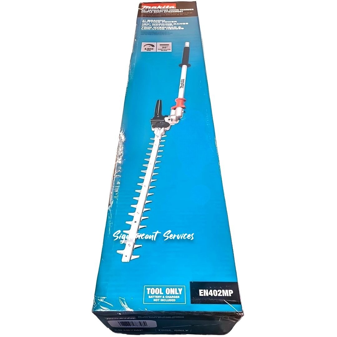 Makita 20" Articulating Hedge Trimmer Attachment 18V EN402MP Couple Shaft Volt
