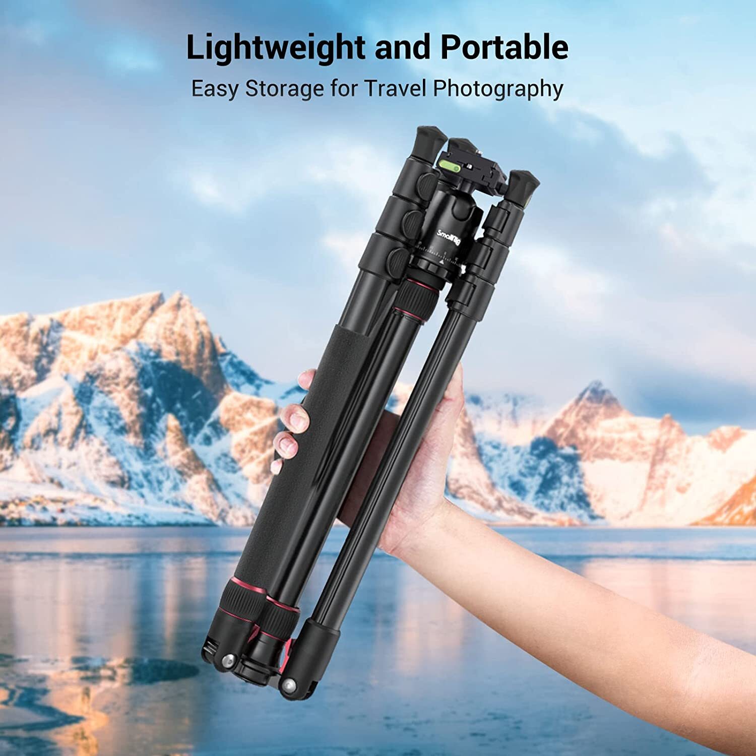 SmallRig 72" Camera Tripod Monopod with 36mm 360° Metal Ball Head 16-72 inches