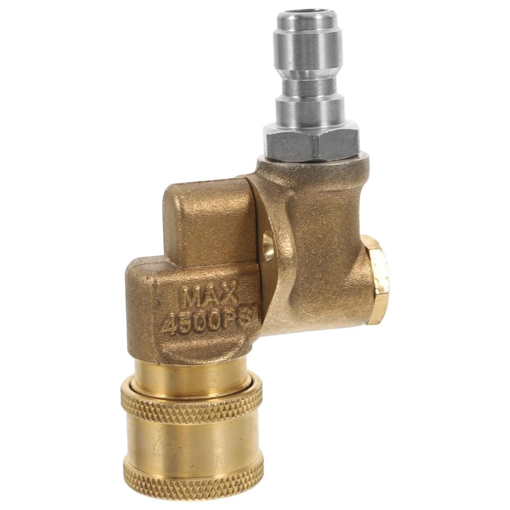 1/4 ''Plug Quick Connecting Pivoting Coupler Leak-proof +180°Adjustable Head